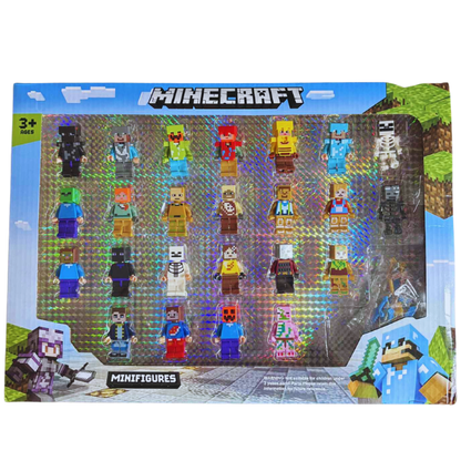 LIMITOWANY zestaw 24 figurek z Minecraft