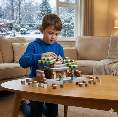 BeeBricks | Kultowe Budowle- Śnieżna Chatka 448 elementów