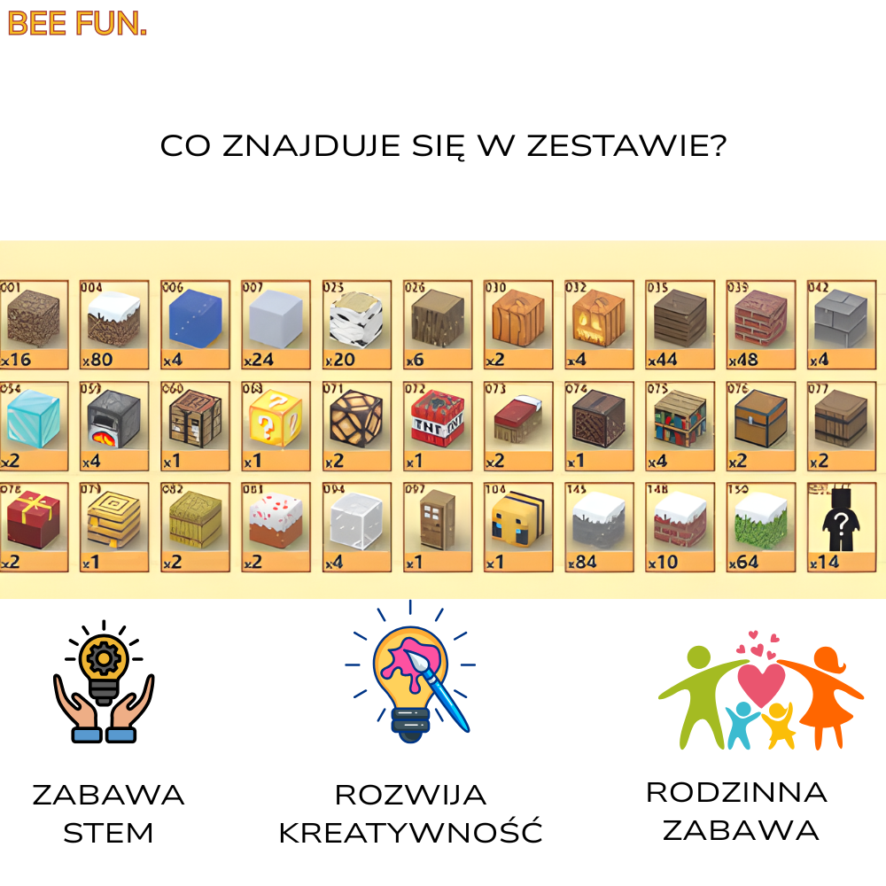 BeeBricks | Kultowe Budowle- Śnieżna Chatka 448 elementów