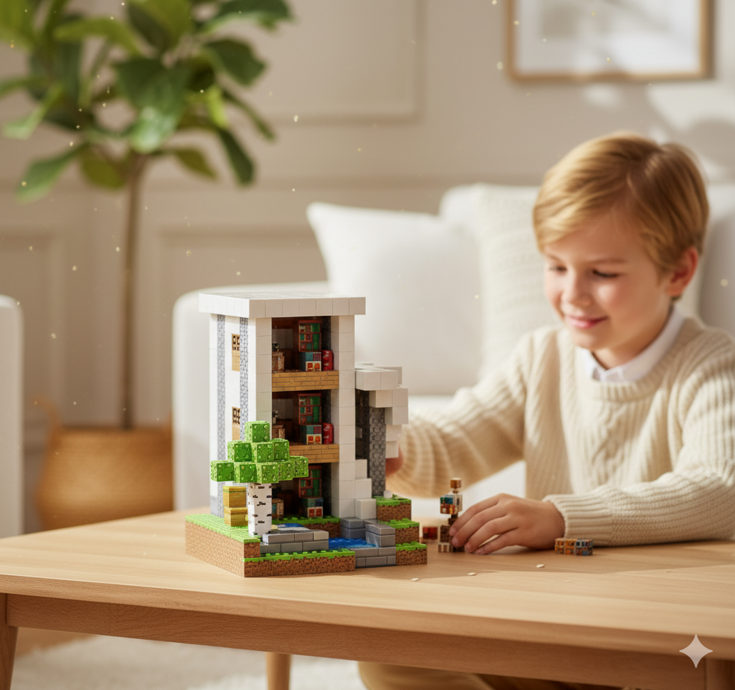 BeeBricks | Kultowe Budowle- Nowoczesna Villa 538 ELEMENTÓW