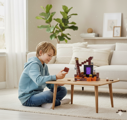 BeeBricks | Kultowe Budowle- Ognista Kraina 132 ELEMENTY