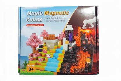 BeeFun Magnetyczne Klocki BeeBricks Premium: Złota Jesień 🍁 – 100 elementów + GRATISY