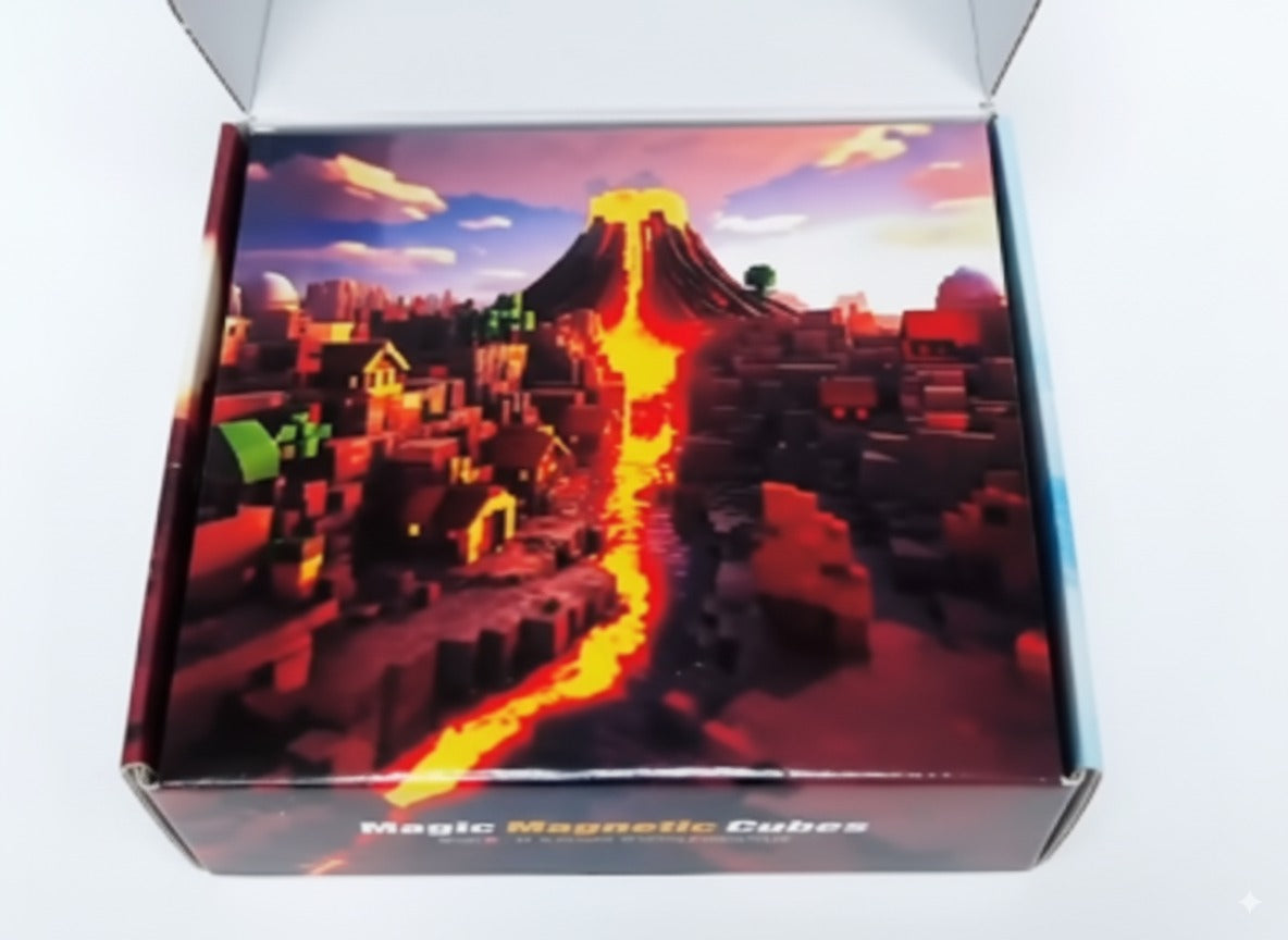 BeeFun Magnetyczne Klocki BeeBricks Premium: Złota Jesień 🍁 – 100 elementów + GRATISY