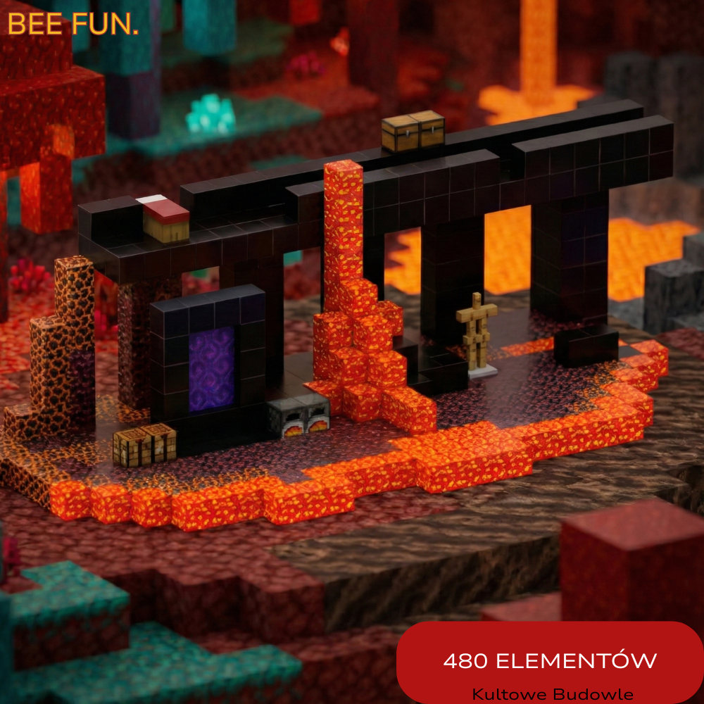 BeeBricks | Kultowe Budowle- Ognisty Most 480 elementów