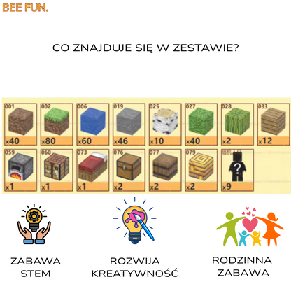 BeeBricks | Kultowe Budowle- Leśna Kraina 300 ELEMENTÓW