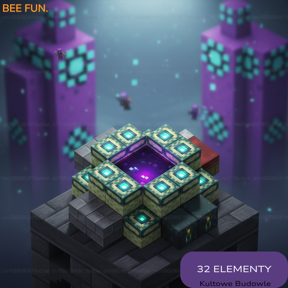 BeeBricks | Kultowe Budowle- Portal końcowy 32 ELEMENTY