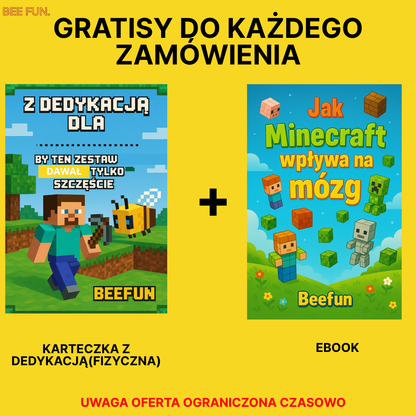 BeeFun Magnetyczne Klocki BeeBricks – 100 elementów + GRATISY