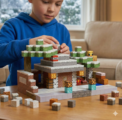 BeeBricks | Kultowe Budowle- Śnieżna Chatka 448 elementów