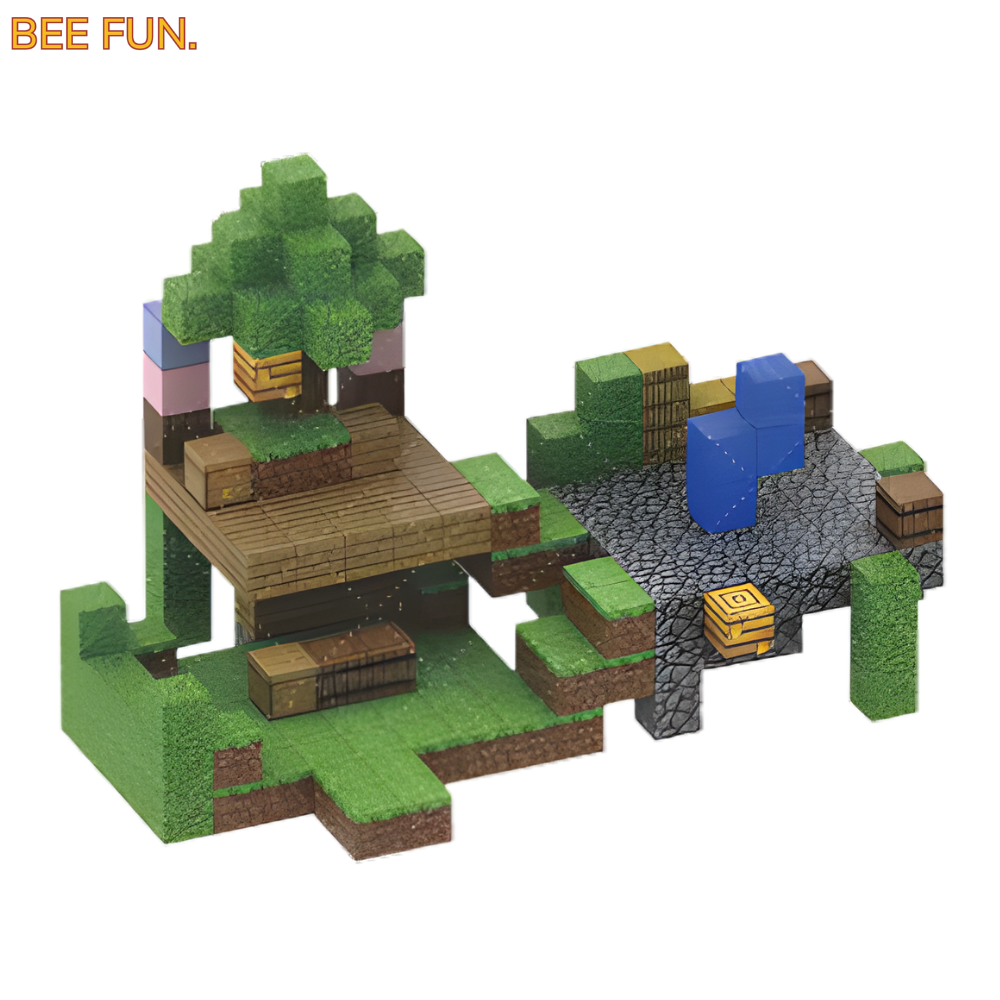 BeeBricks | Kultowe Budowle- Leśny Posterunek 216 elementów